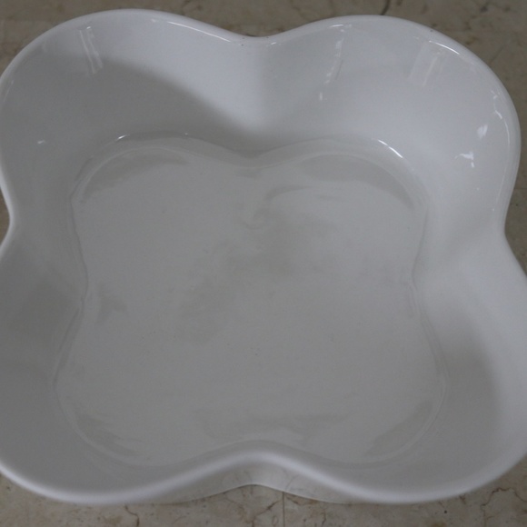 FIDDLE + FERN by HOME ESSENTIALS FLOWER-SHAPED PORCELAIN BOWLS - WHITE -NEW- S/4 - Picture 3 of 5